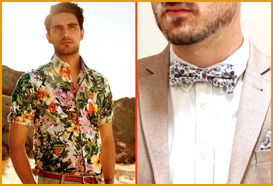 Men Casual Beach Wear in Floral prints Men Casual Beach Wear in Floral prints